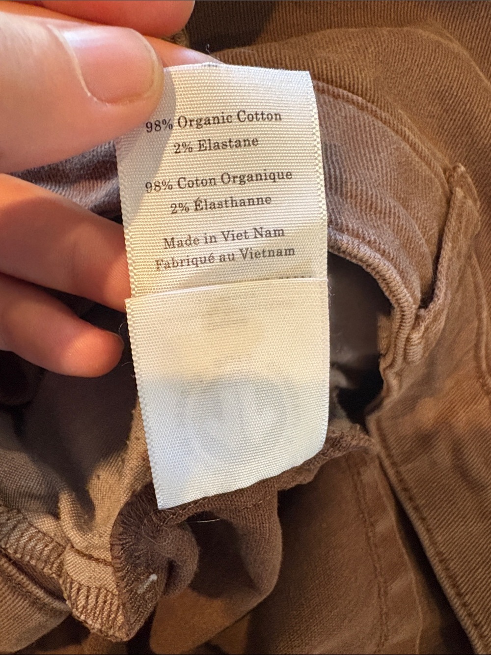 Everlane Utility Barrel Pant Brown - Picture 5 of 7